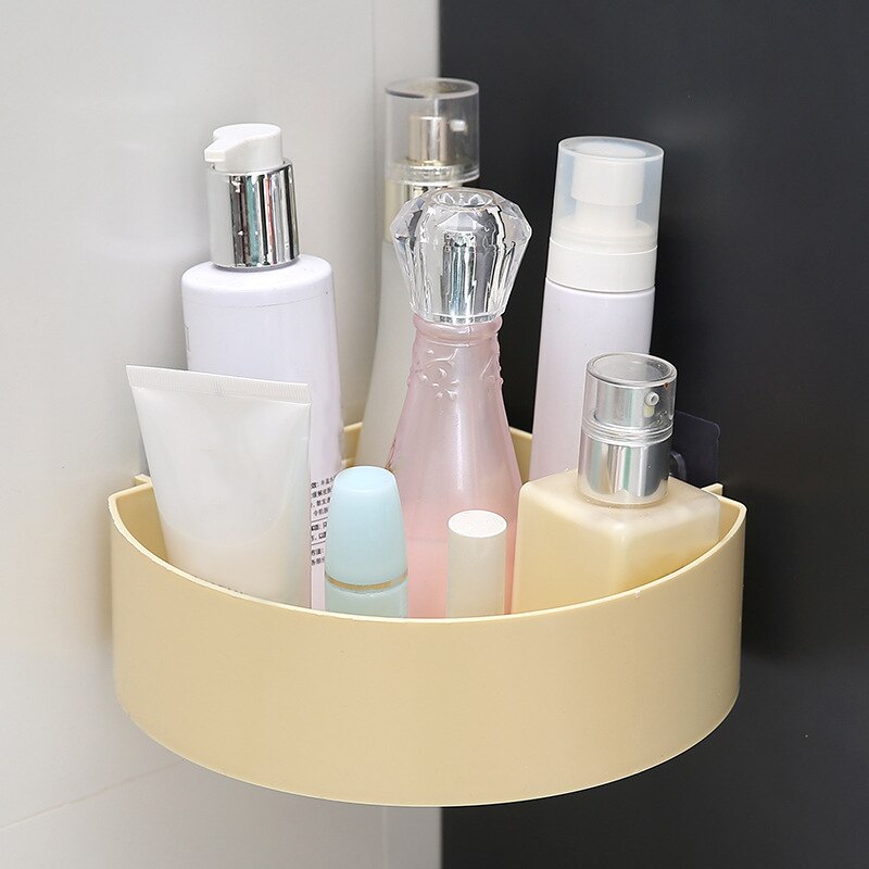 Bathroom Shelf Organizer Adhesive Storage Basket