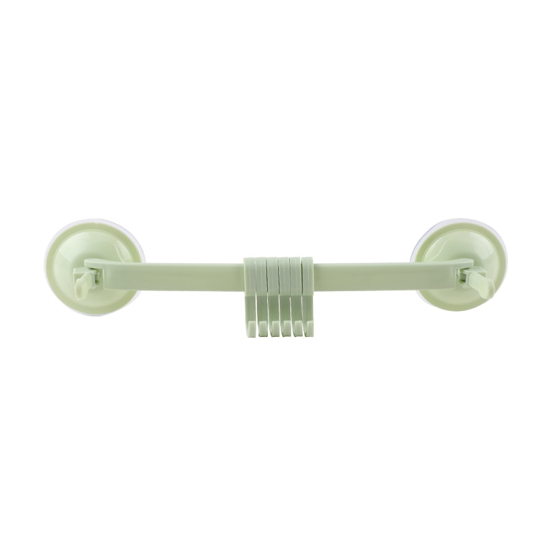 Adjustable Hook Rack with Double Suction Cups for Towels and Utensils