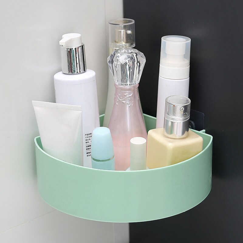 Bathroom Shelf Organizer Adhesive Storage Basket