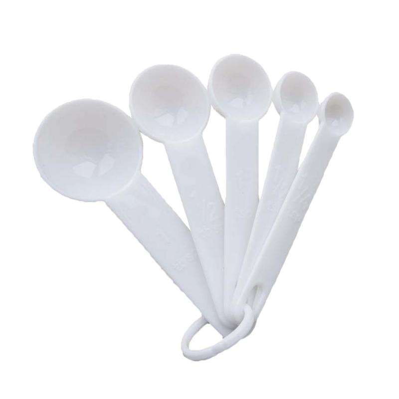 New 5Pcs/set Kitchen Measuring Spoon Teaspoon