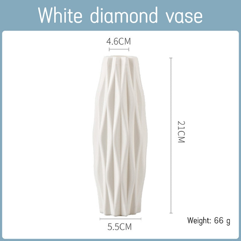 Modern Plastic Vase Decoration