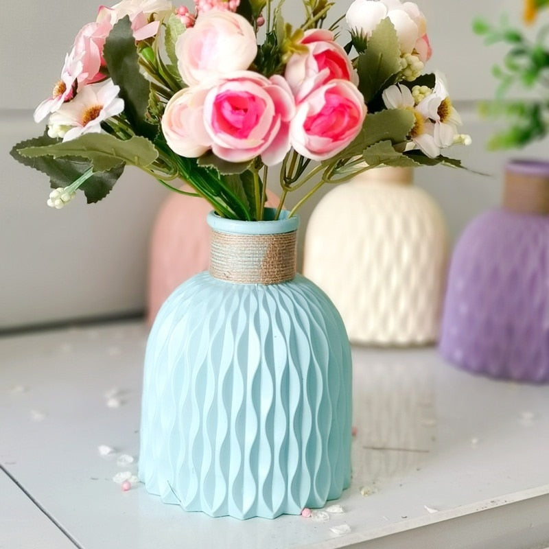 Sleek Plastic Flower Vase