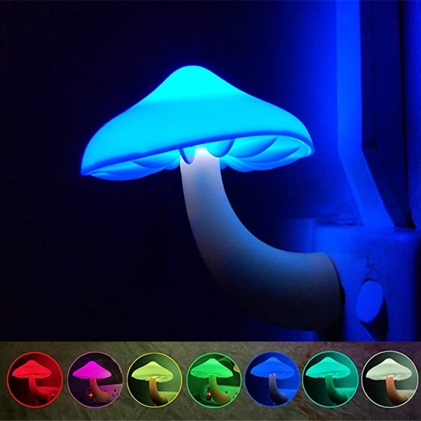 LED Mushroom shaped Automatic Night Light