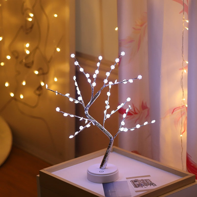 Tree Light, Easter Day Gift,DIY Artificial Tree Lamp for Bedroom