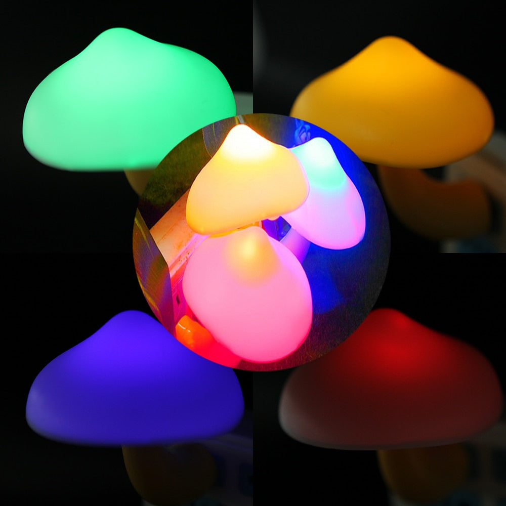 LED Mushroom shaped Automatic Night Light