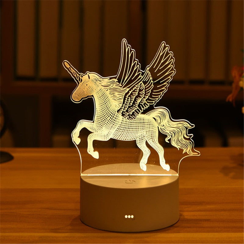 USB LED Night Light in Various Shapes