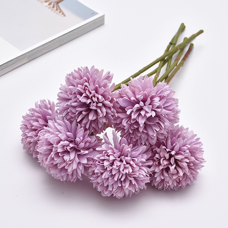 Dandelion Ball Chrysanthemum Artificial Flower