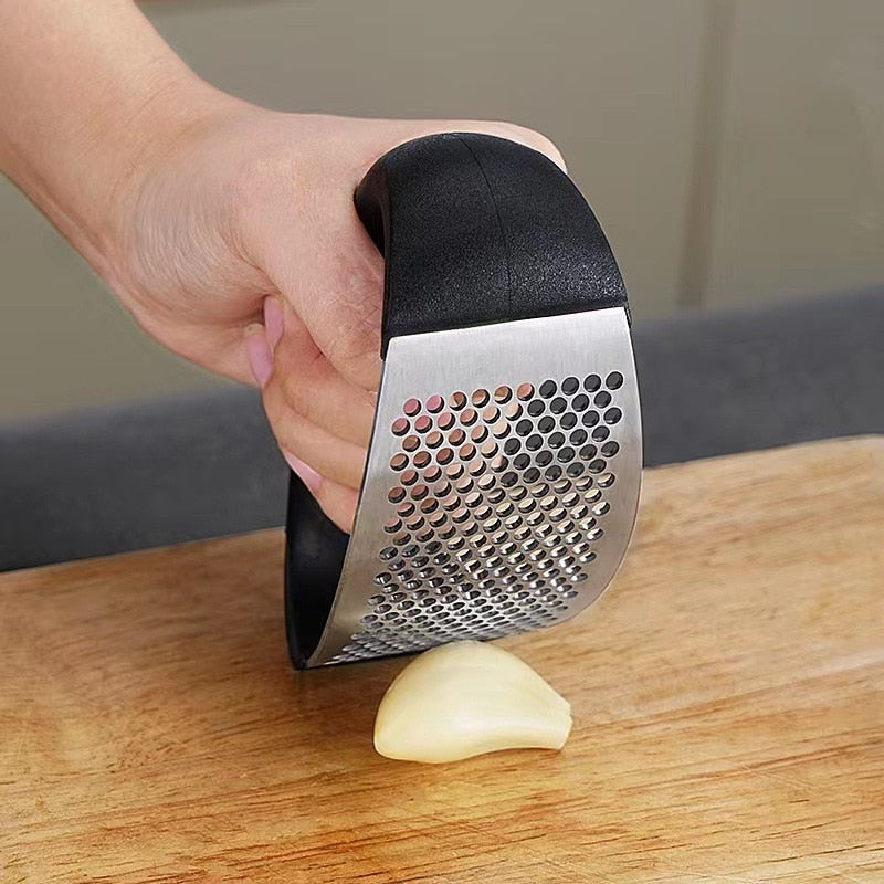 Stainless Steel Garlic Press Manual Garlic Mincer Chopping