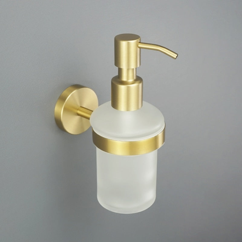 Brushed Gold Stainless Steel Bathroom Accessories