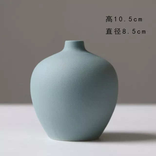 Coloured Porcelain Vases