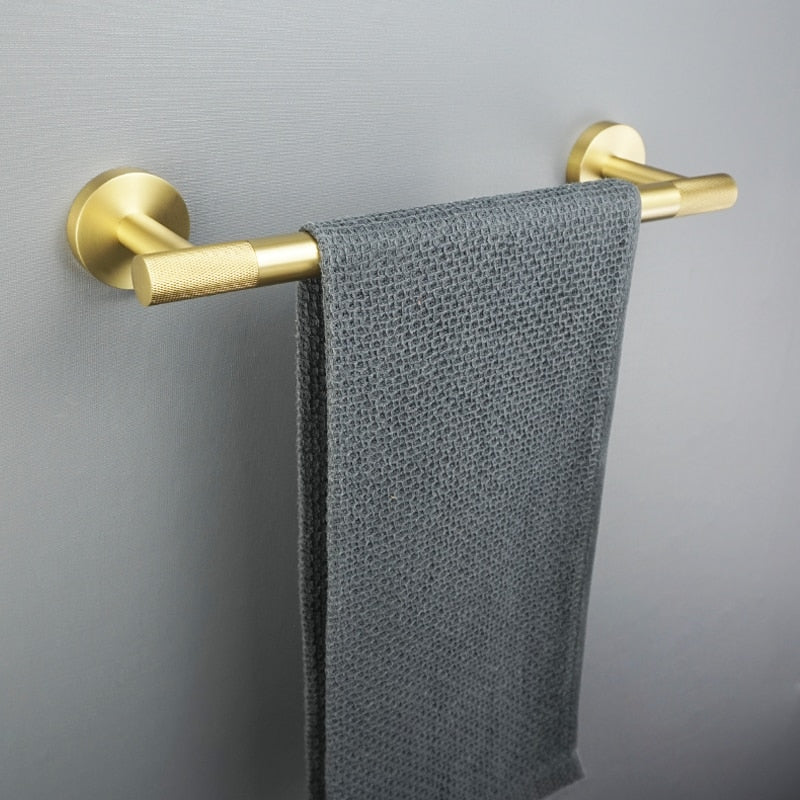 Brushed Gold Stainless Steel Bathroom Accessories