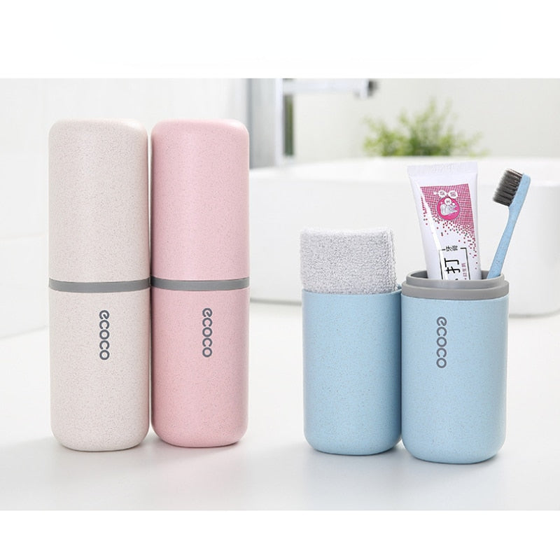 Portable Toothbrush and Toothpaste Tavel Case