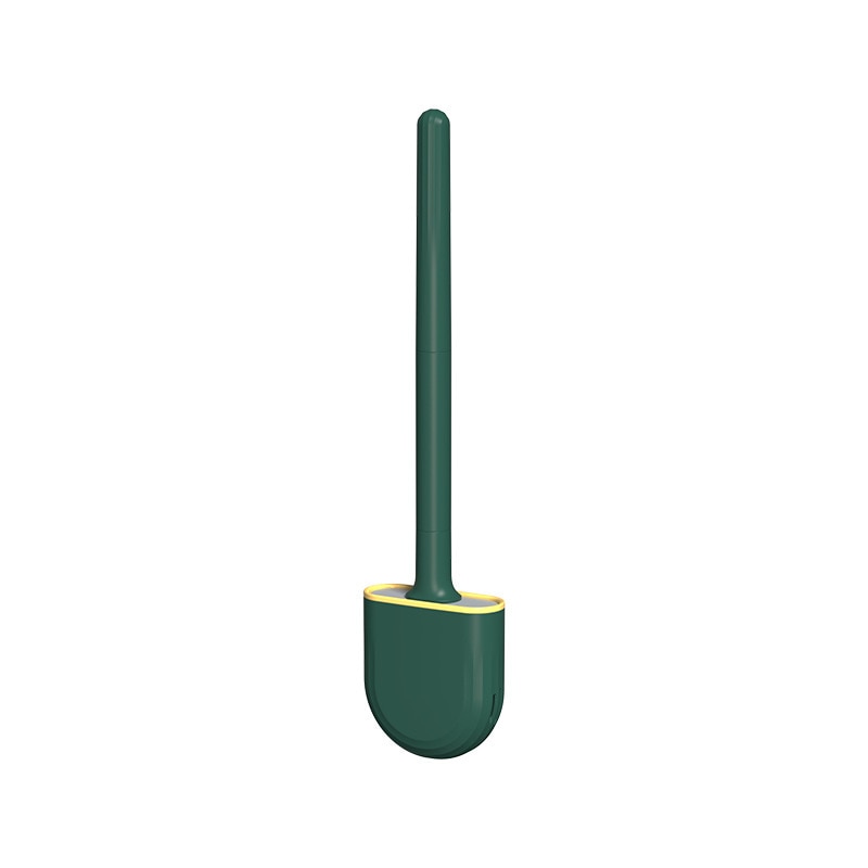 Silicone Toilet Brush with Wall-Mount