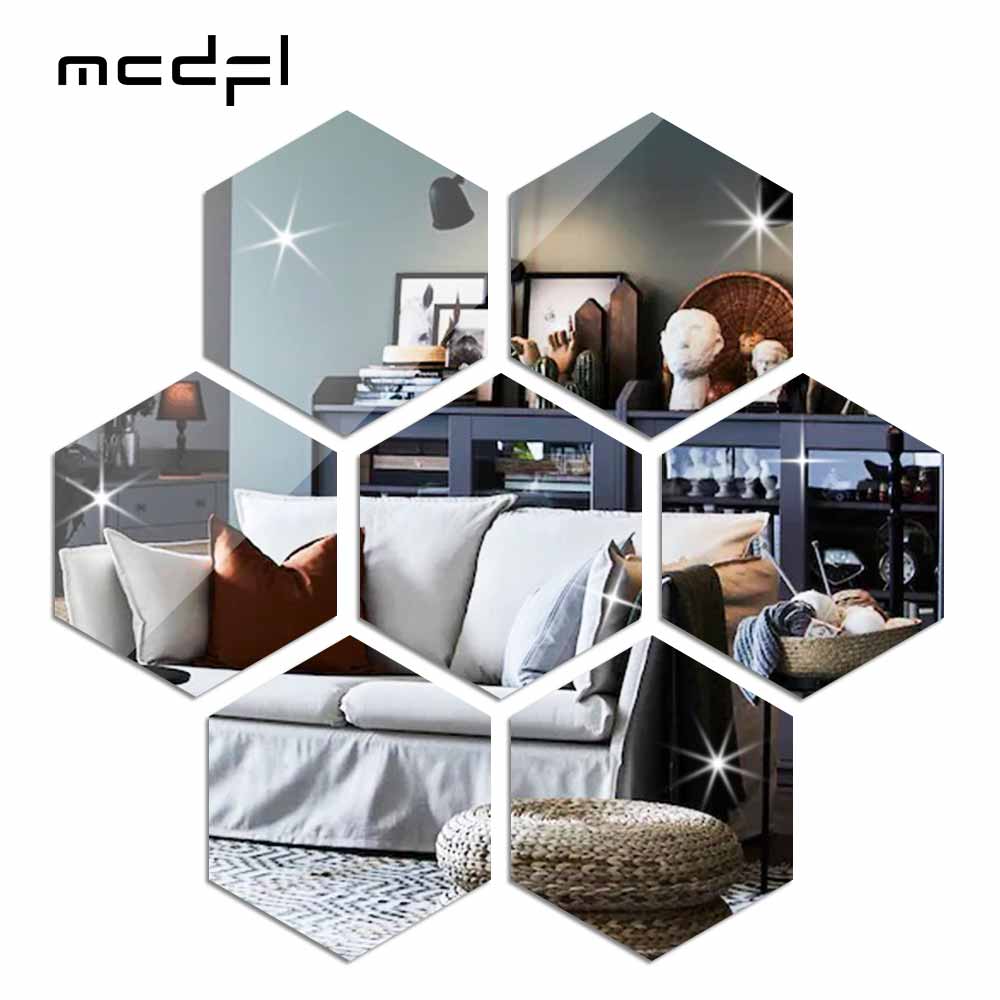 Self Adhesive Decorative Wall Mirrors Stickers