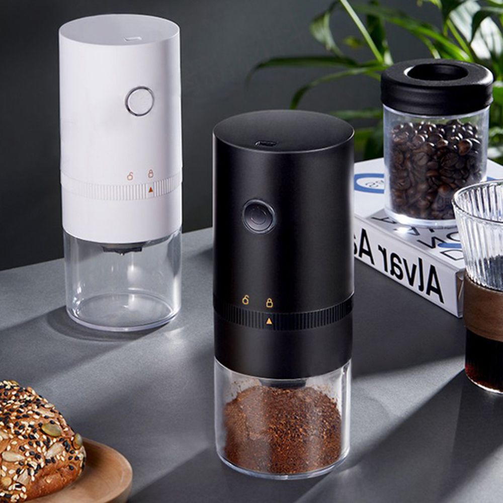 Electric Coffee Bean Grinder with USB Charging