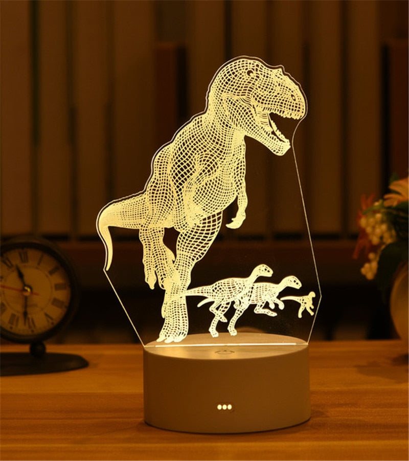 USB LED Night Light in Various Shapes