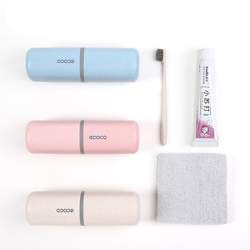 Portable Toothbrush and Toothpaste Tavel Case