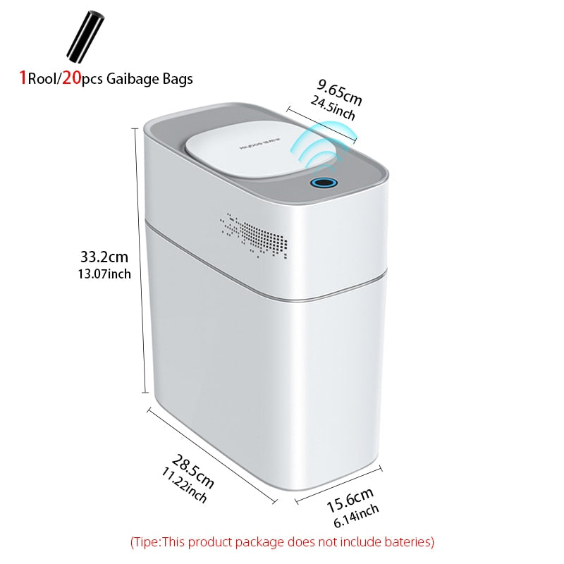 Smart Bathroom Trash Can