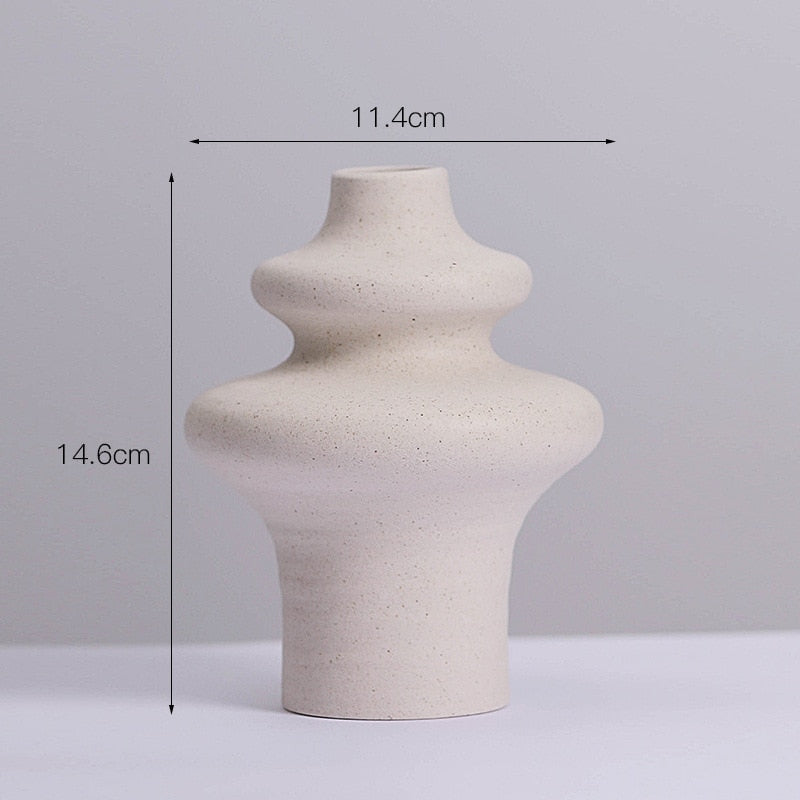 Vases Ceramic Vase Home Decor Nordic Modern Wedding