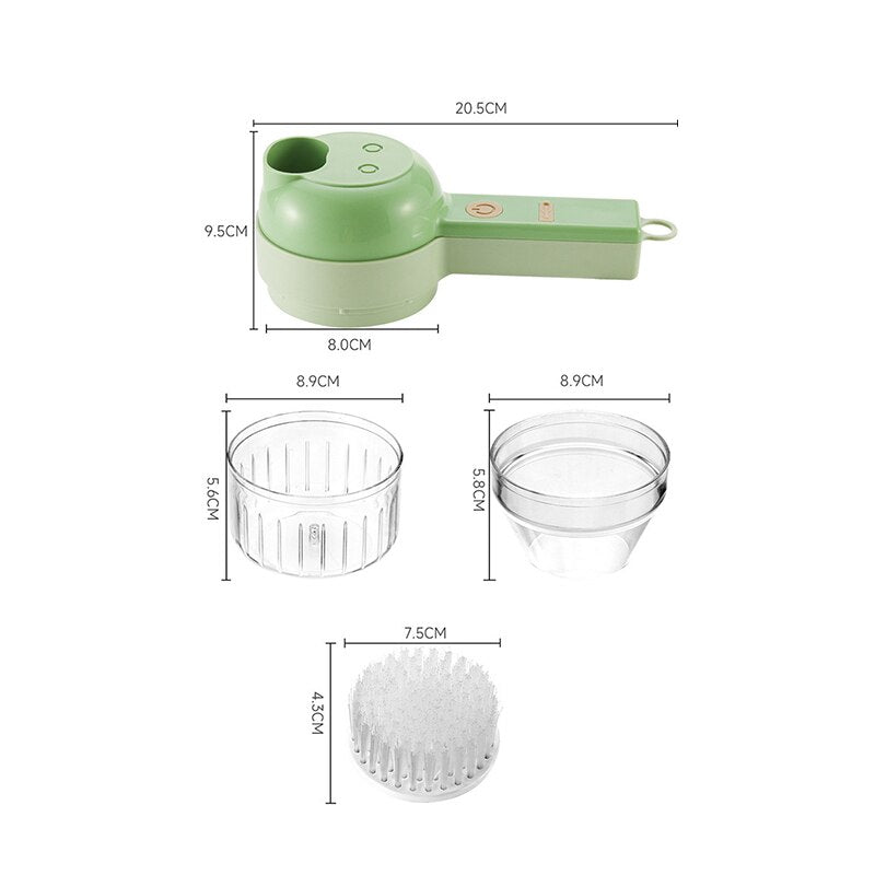 Multifunction Food Chopper Slicer Electric Vegetable Cutter