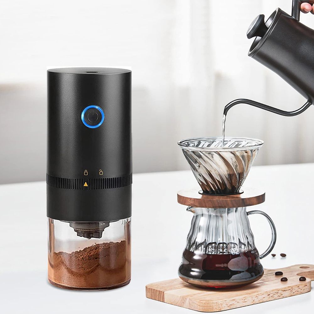 Electric Coffee Bean Grinder with USB Charging