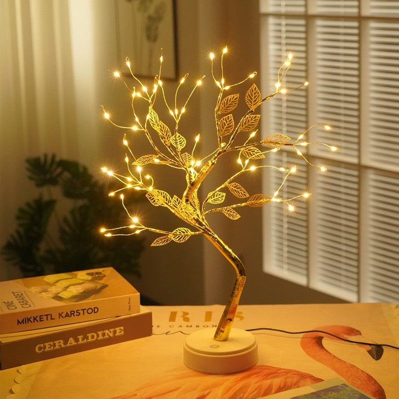 Tree Light, Easter Day Gift,DIY Artificial Tree Lamp for Bedroom